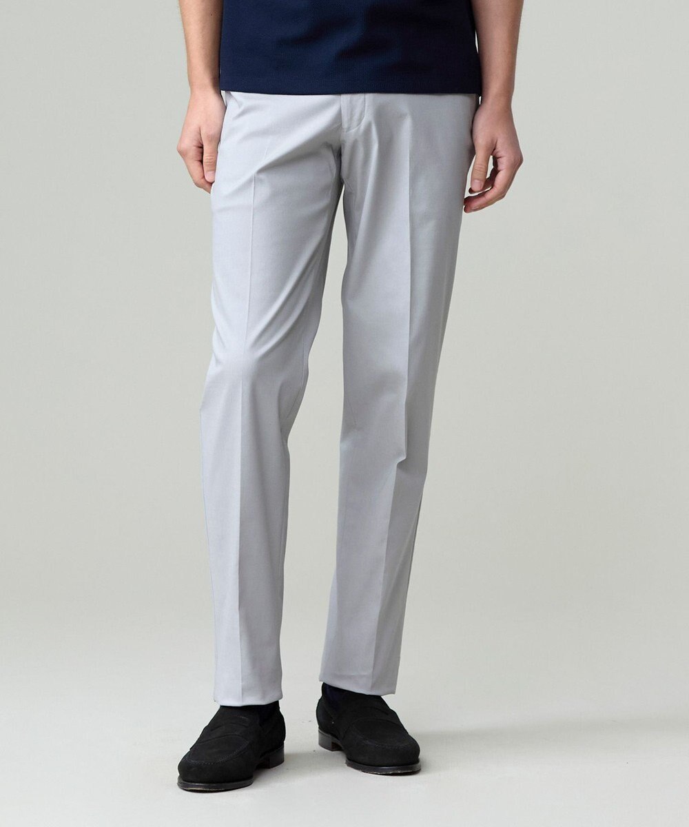 J.PRESS MEN 【ストレッチ】ハイパワーシャンブレードビーステムテーパード パンツ 