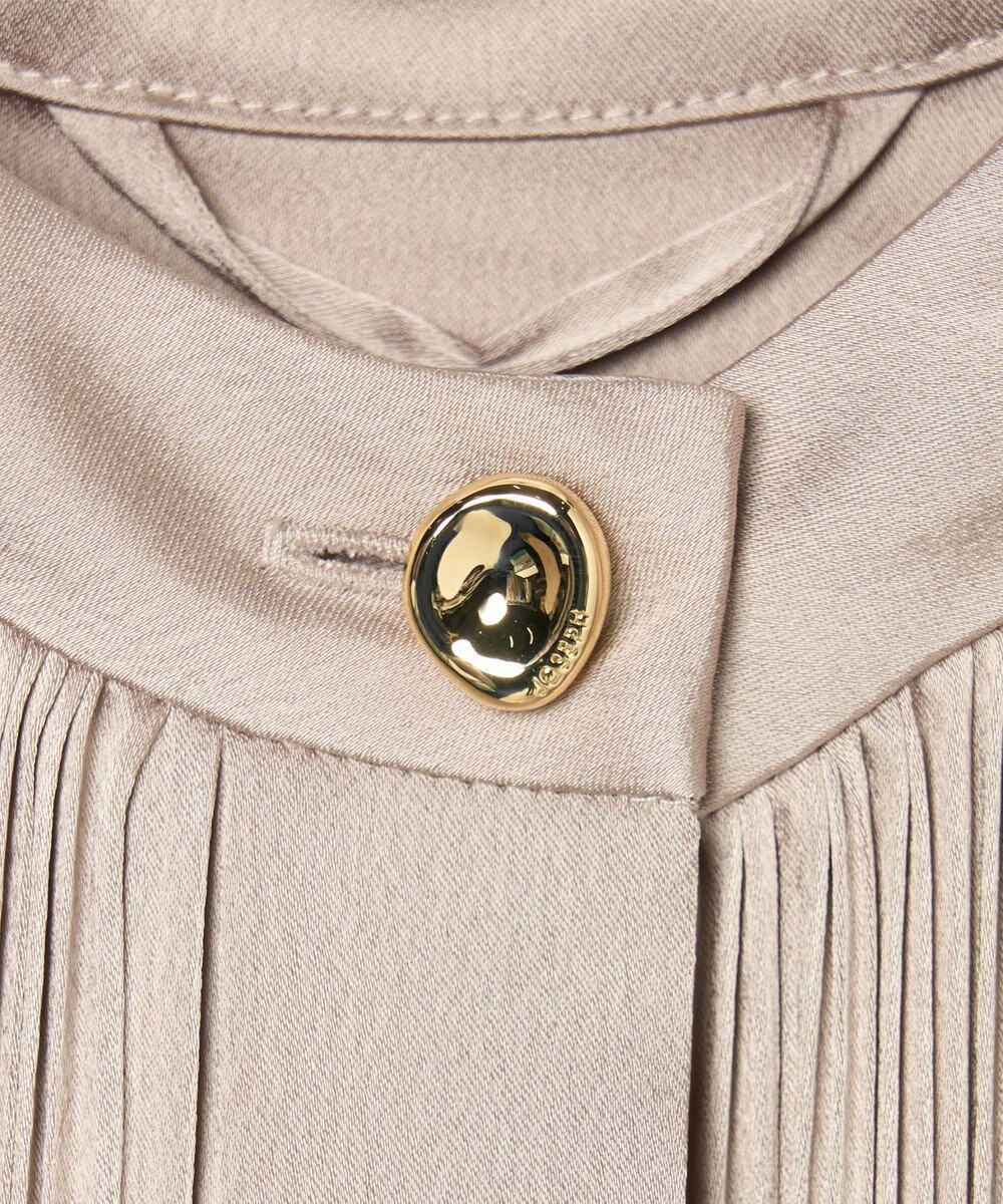 JOSEPH プリーツサテン　ドレス 