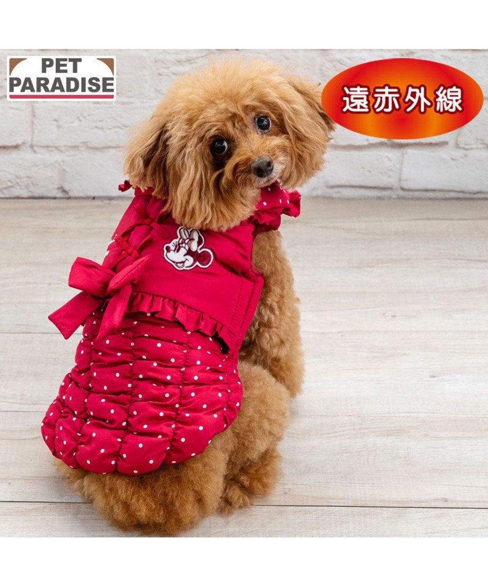 PET PARADISE ディズニー ミニー 襟付き 綿入ベスト 小型犬 