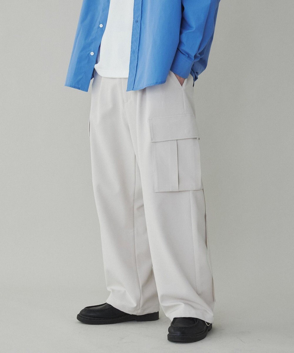 WEGO 【ユニセックス着用ITEM】トロミカーゴスラックス 