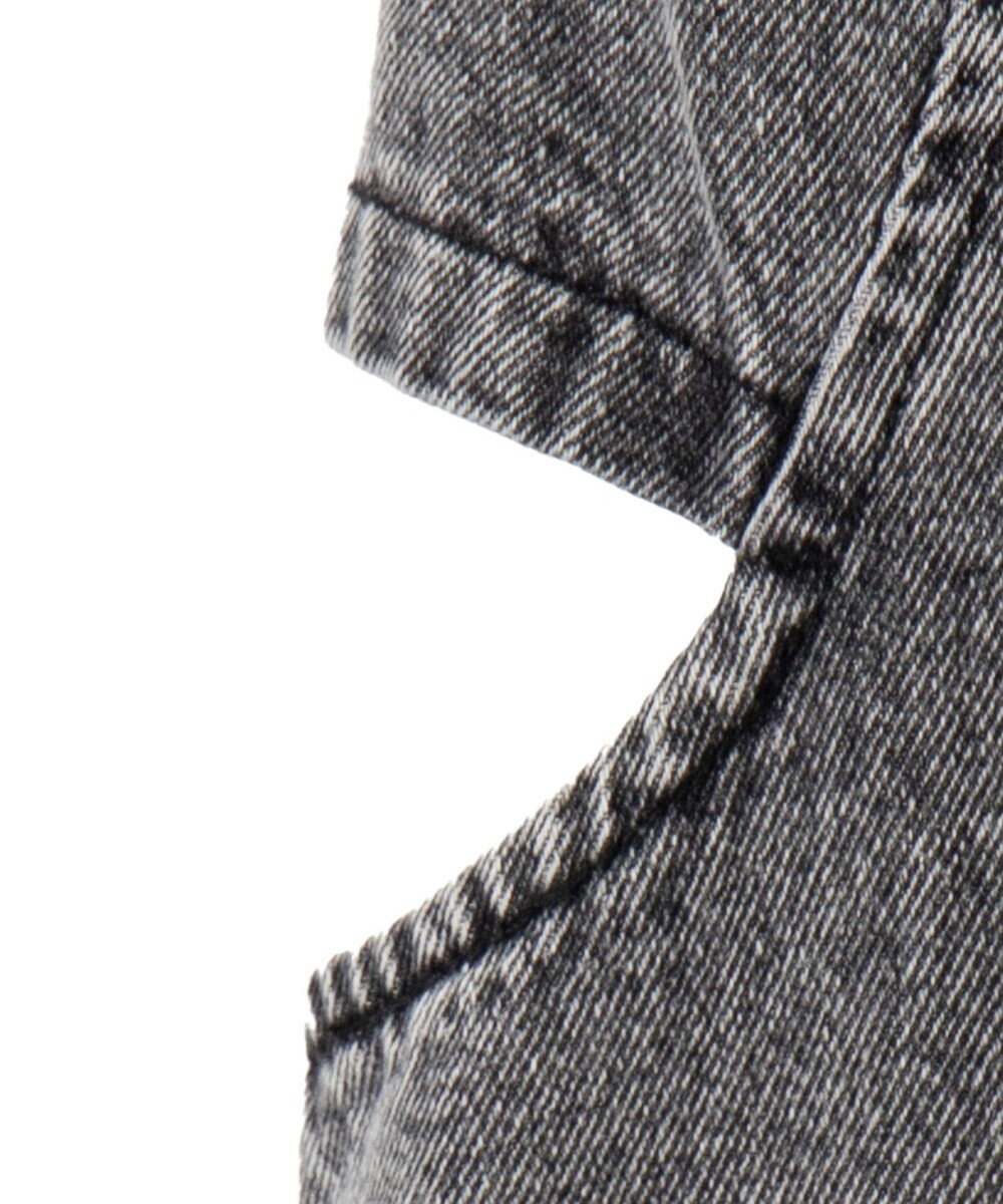 WEGO サークルカットレイヤードデニムロングスカート 