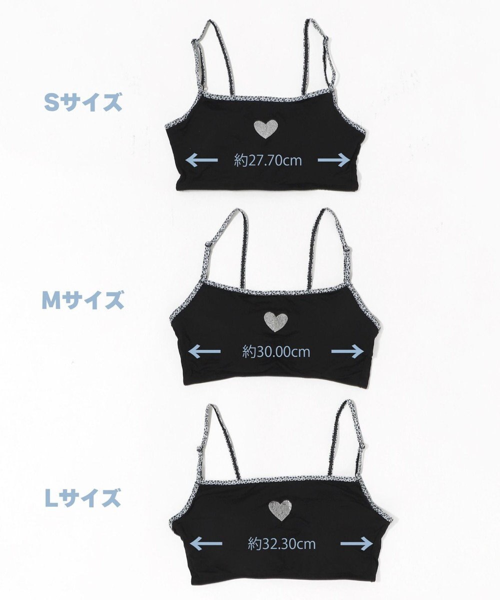 WEGO 【ブラトップ＆ショーツセット】Liliane　Ciel　レオパードハート 