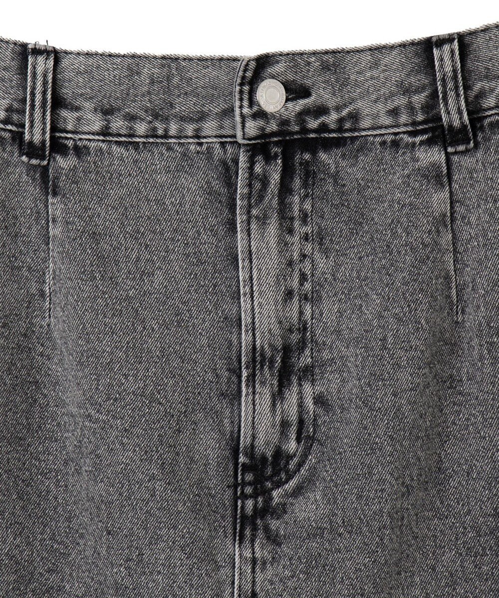 WEGO サークルカットレイヤードデニムロングスカート 