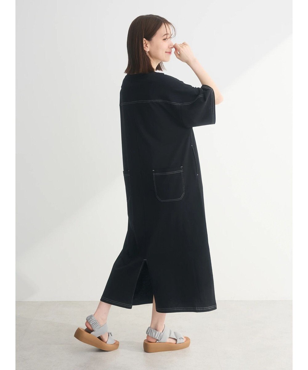 Green Parks ・ＳＵＧＡＲ　ＳＰＯＯＮ【ＣＯＯＬ】ステッチＴＥＥワンピ 