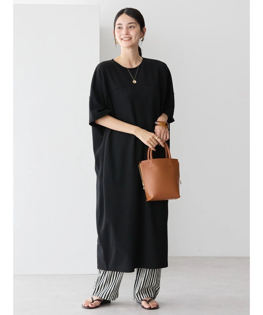 AMERICAN HOLIC 接触冷感カットジョーゼットボックスワンピース 