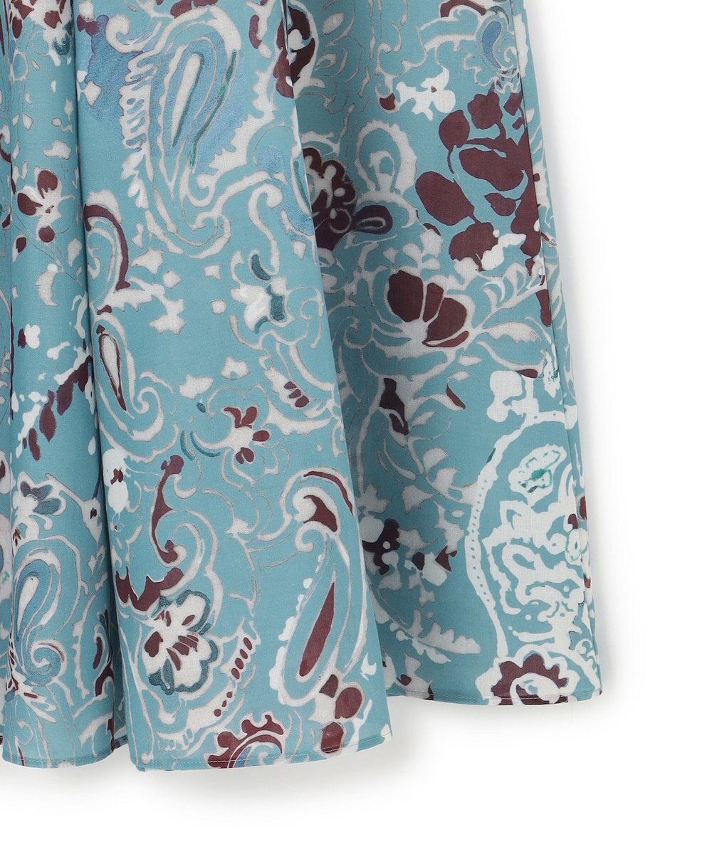 23区 【先行予約】Ericaランダムペイズリープリント フレアスカート 