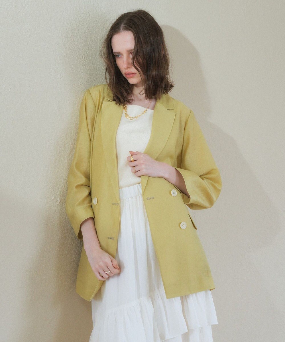 YECCA VECCA シアーテーラードジャケット 