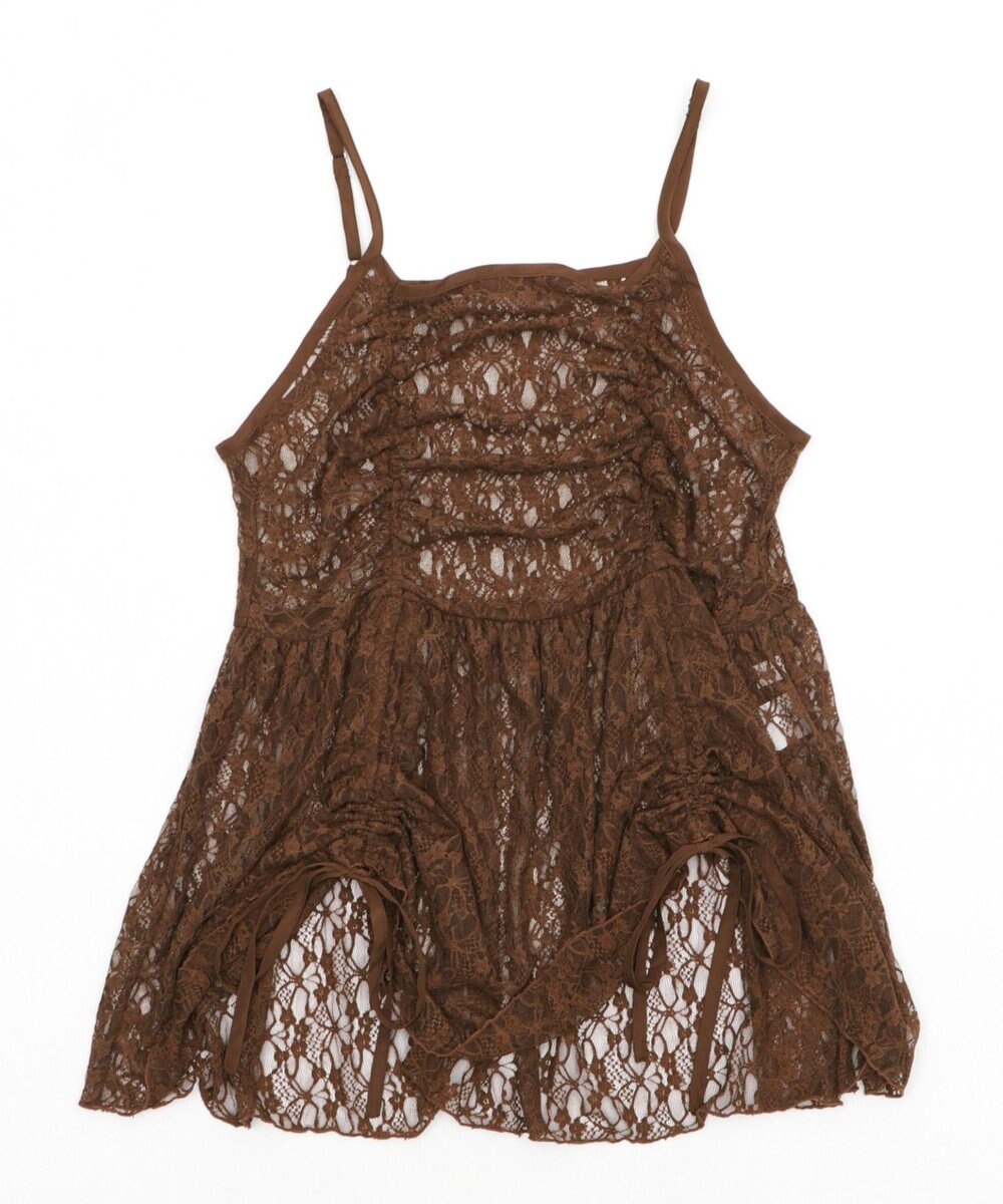 WEGO ドロストデザインキャミワンピース 