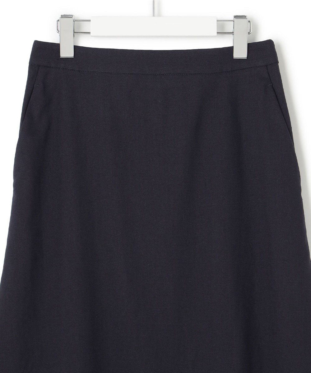 23区 L 【セットアップ対応/洗える】アイアスマットストレッチ セミフレア スカート 