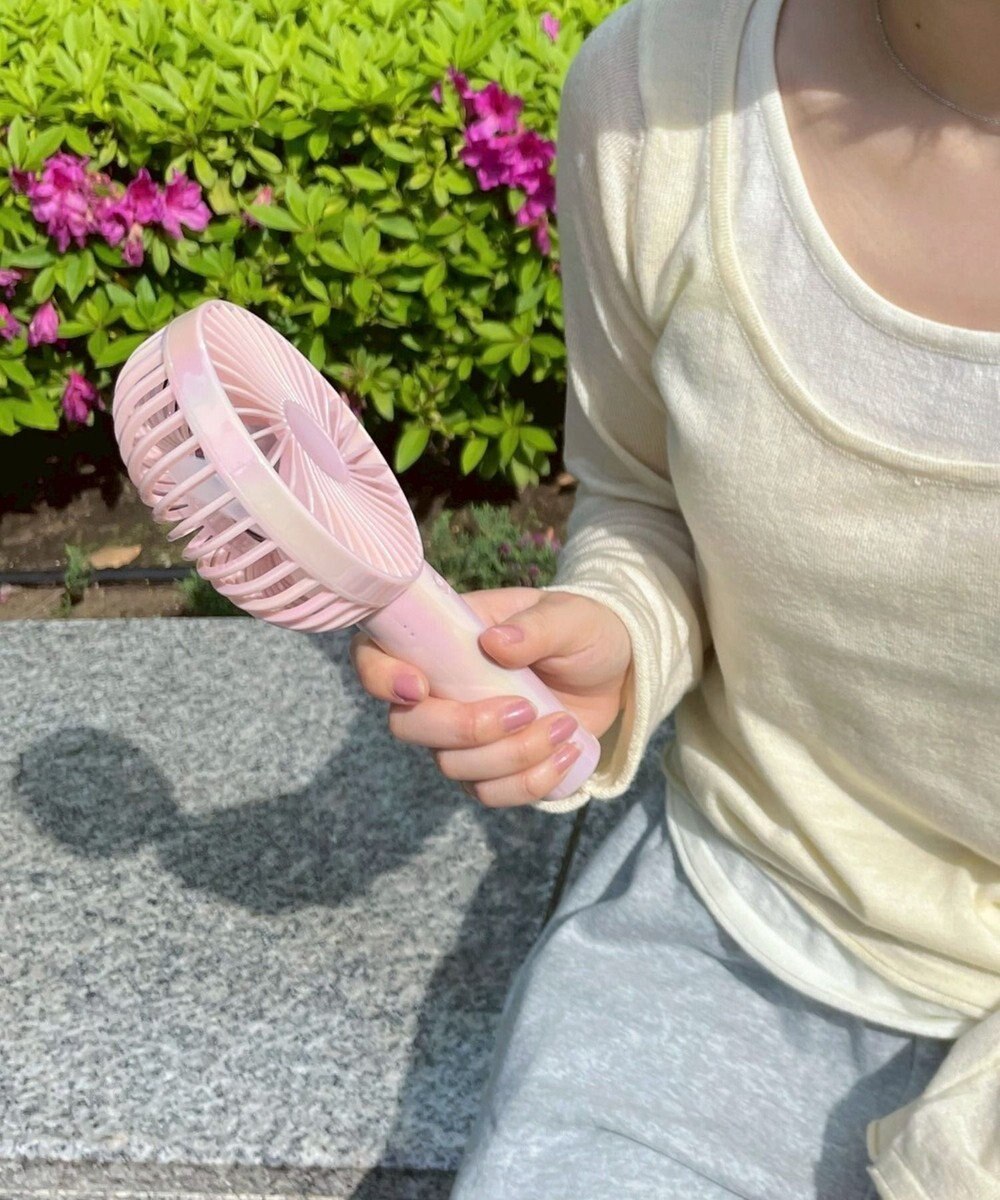 WEGO 【冷却/携帯扇風機/熱中症対策】オーロラハンディファン 