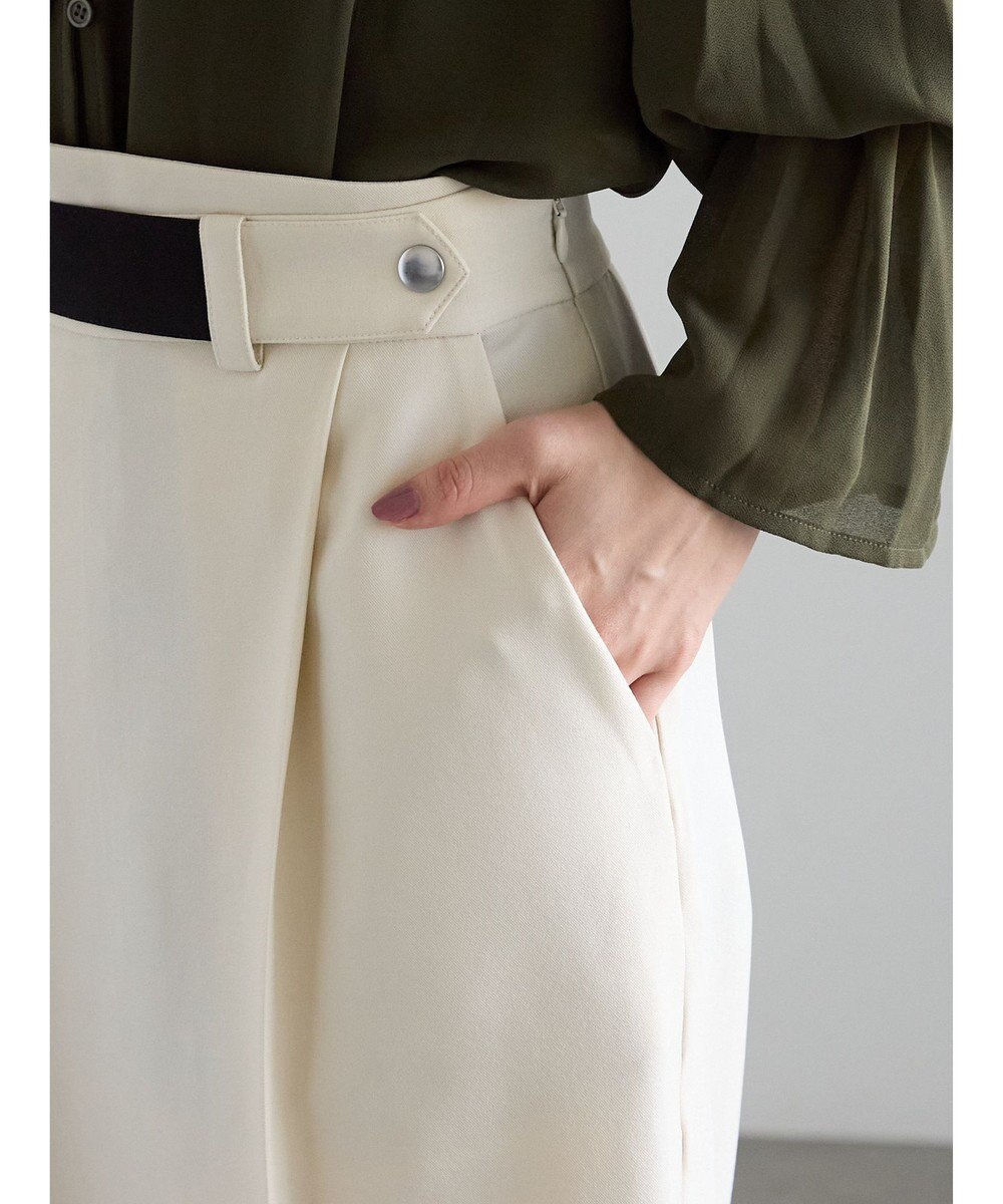 Te chichi アシメクロップドパンツ 