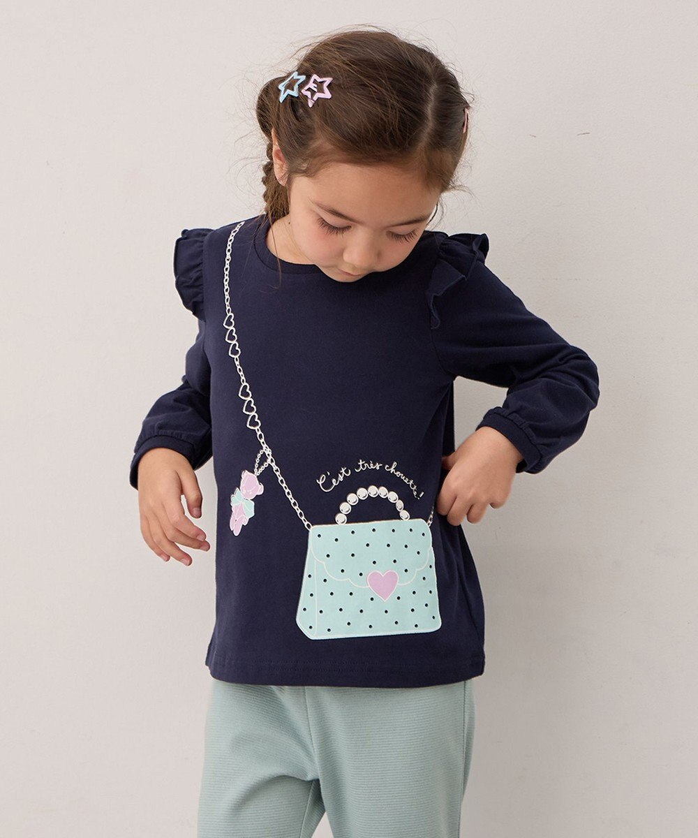 ANY KIDS 【WEB限定】7days プリント 長袖Tシャツ 