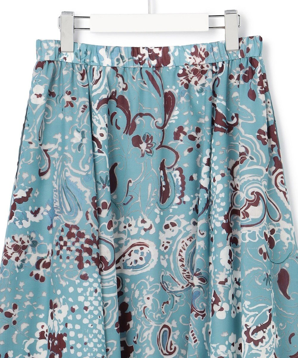23区 【先行予約】Ericaランダムペイズリープリント フレアスカート 