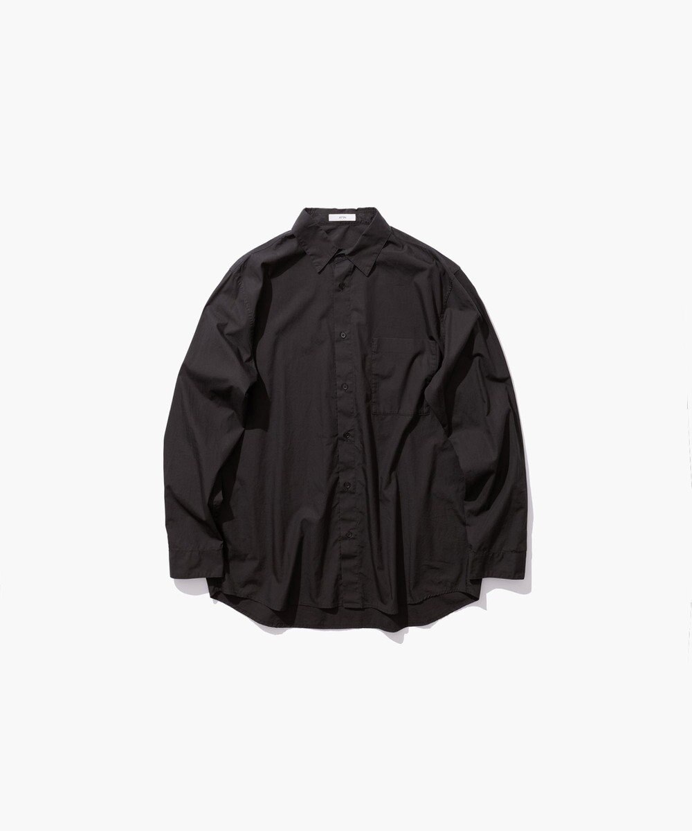 ATON NATURAL DYED COTTON LAWN | スタンダードシャツ 