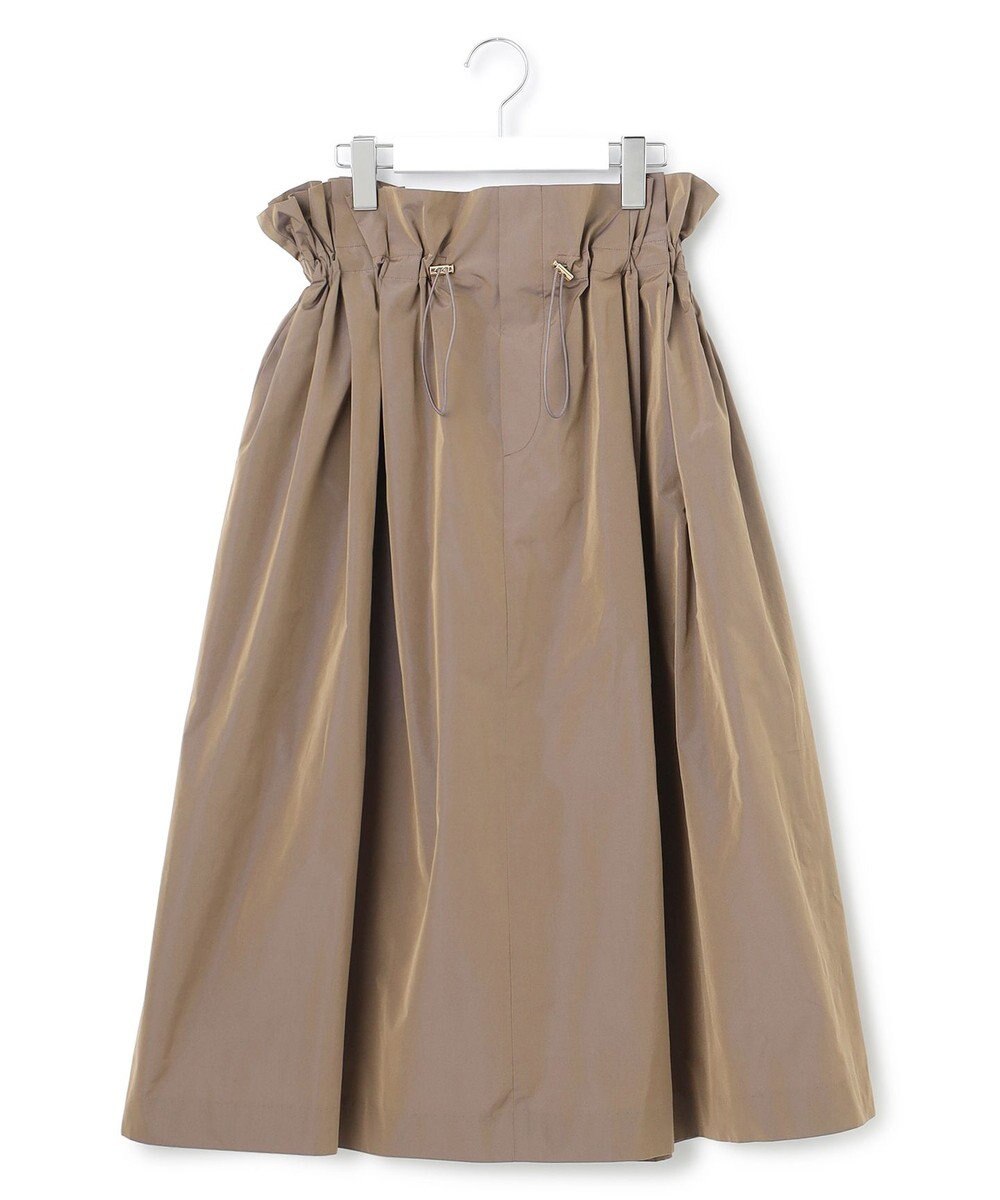 23区 S 【R(アール)】LIMONTAマイクロタフタ ドロスト フレアスカート 