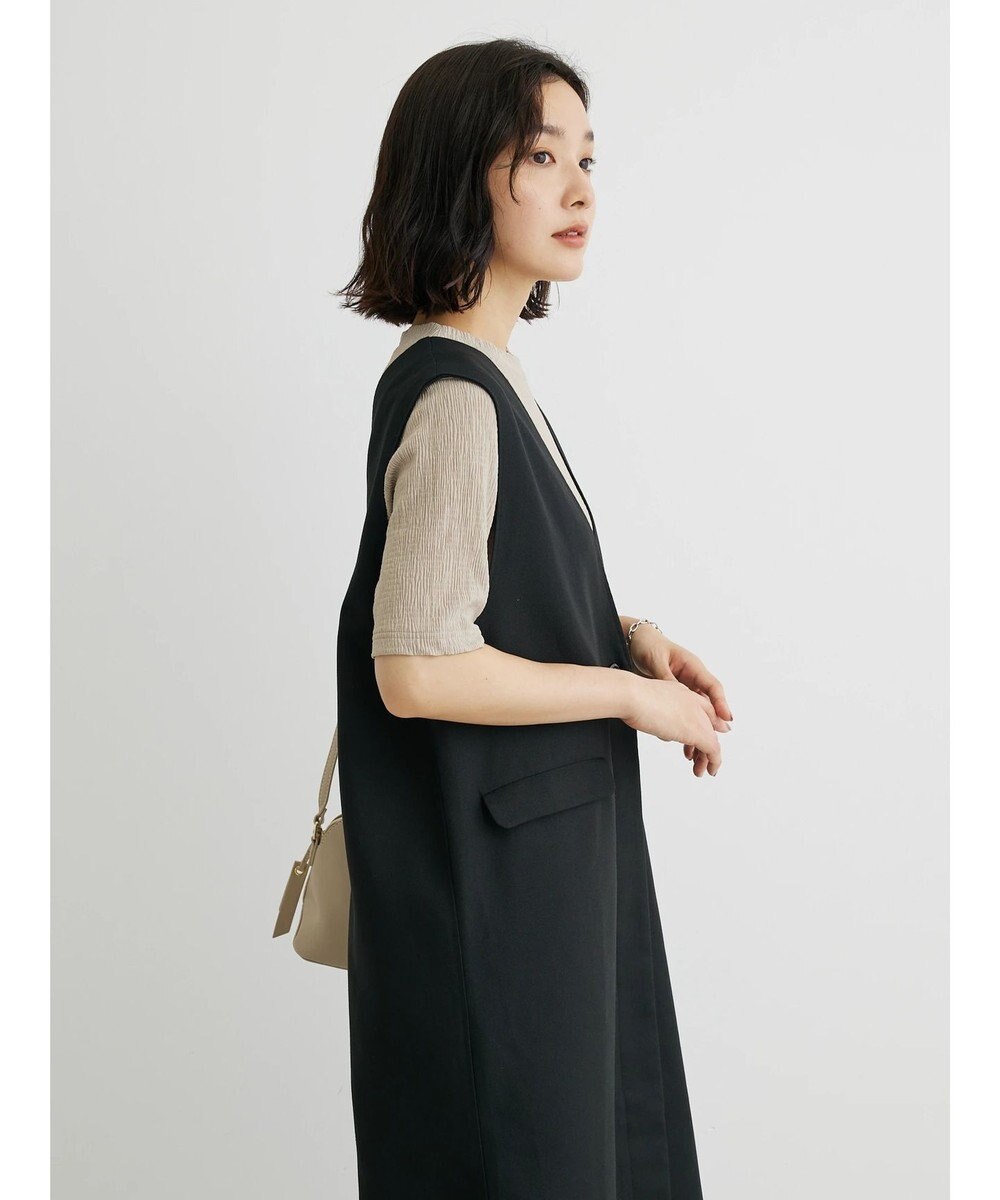 Green Parks ジレにもなる２ｗａｙＶネックジャンスカ 