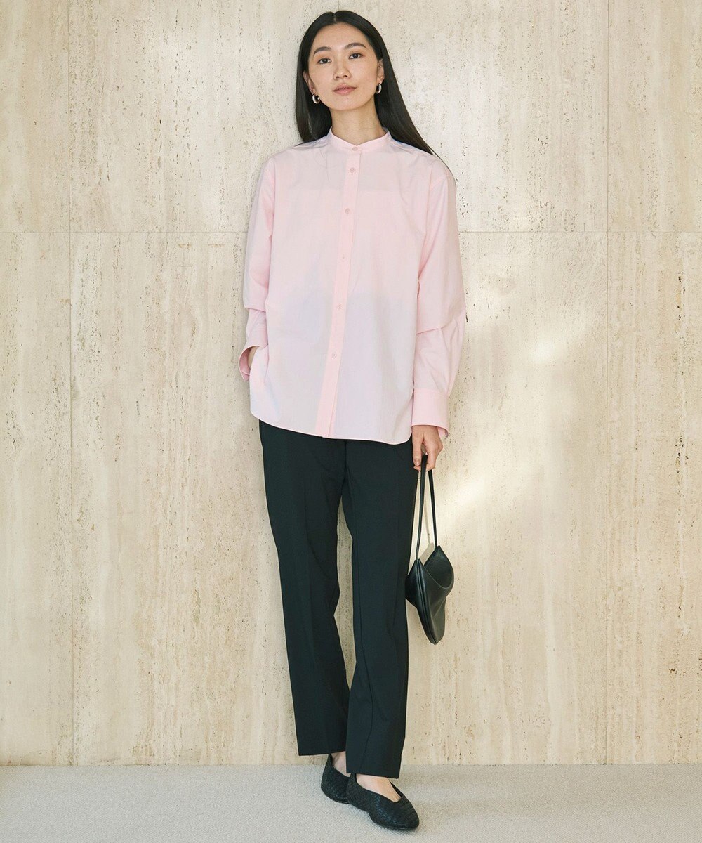 UNFILO バンドカラー コンフォートシャツ 