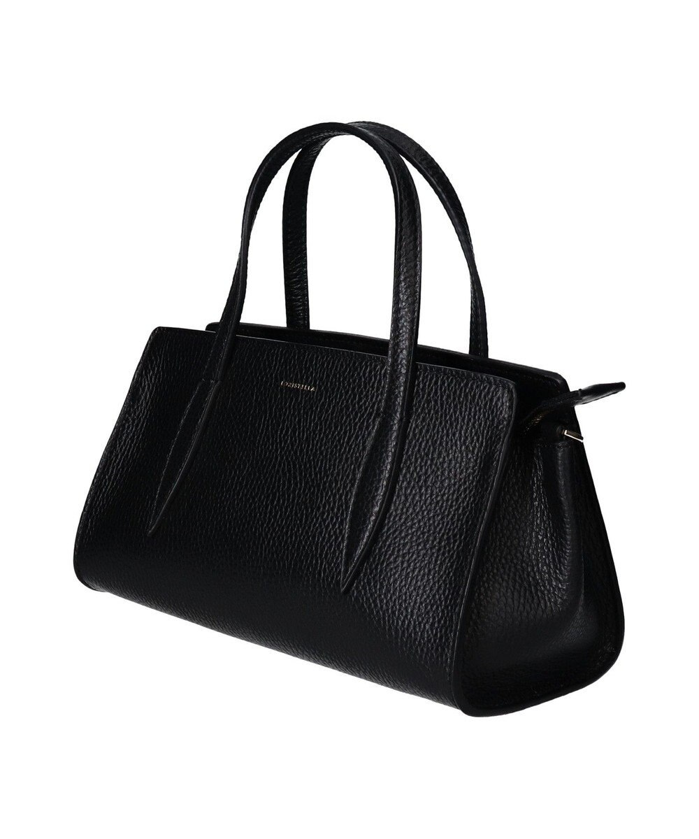 INTER-CHAUSSURES 【LORISTELLA】シュリンクレザーベーシックハンドバッグ 