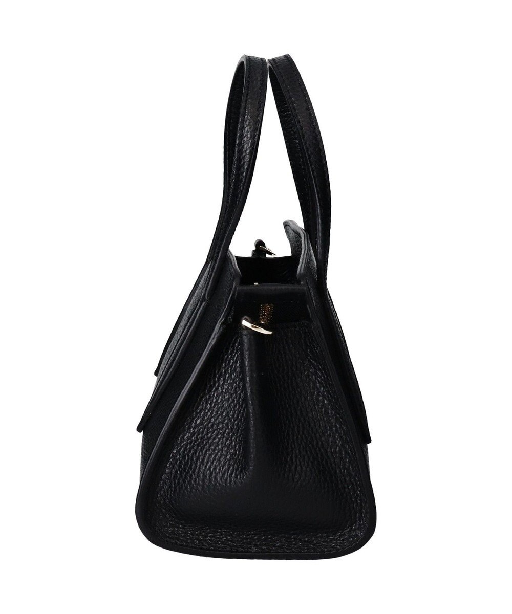 INTER-CHAUSSURES 【LORISTELLA】シュリンクレザーベーシックハンドバッグ 