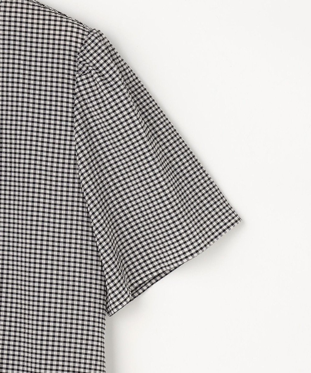 組曲 【先行予約】【WEB限定】サッカーギンガムチェック フロントフリルブラウス 
