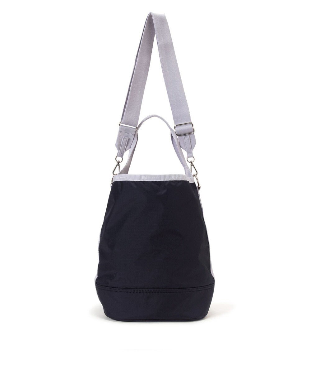 LeSportsac CONVERTIBLE BUCKET BAG/ディープシー/ソフトラベンダー 