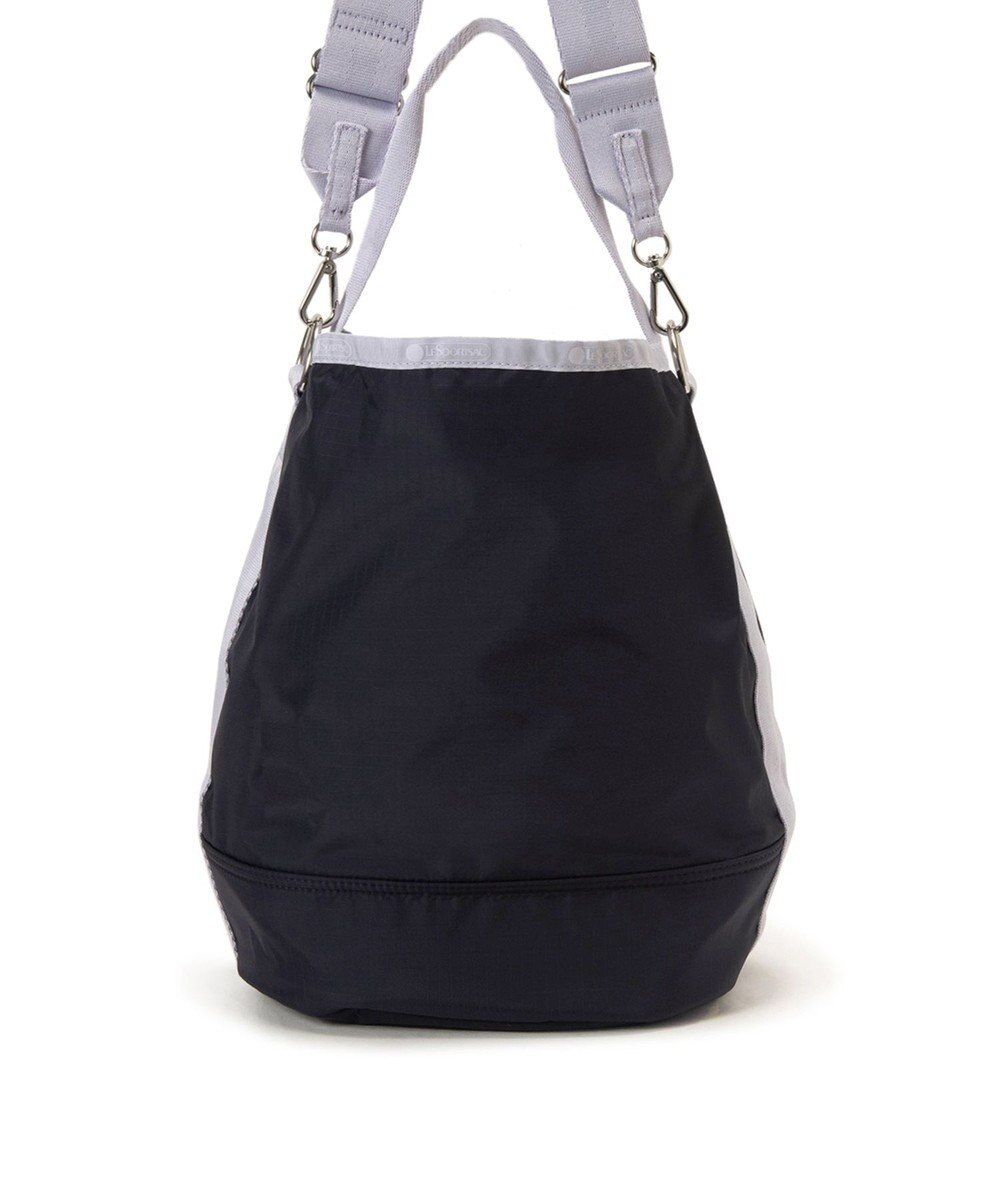 LeSportsac CONVERTIBLE BUCKET BAG/ディープシー/ソフトラベンダー 
