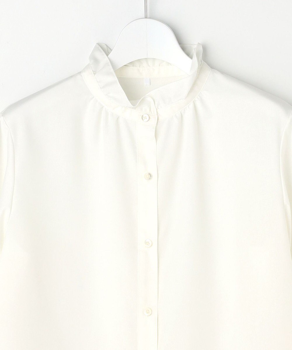 J.PRESS LADIES フルダルスパンマイクロピーチ ブラウス 