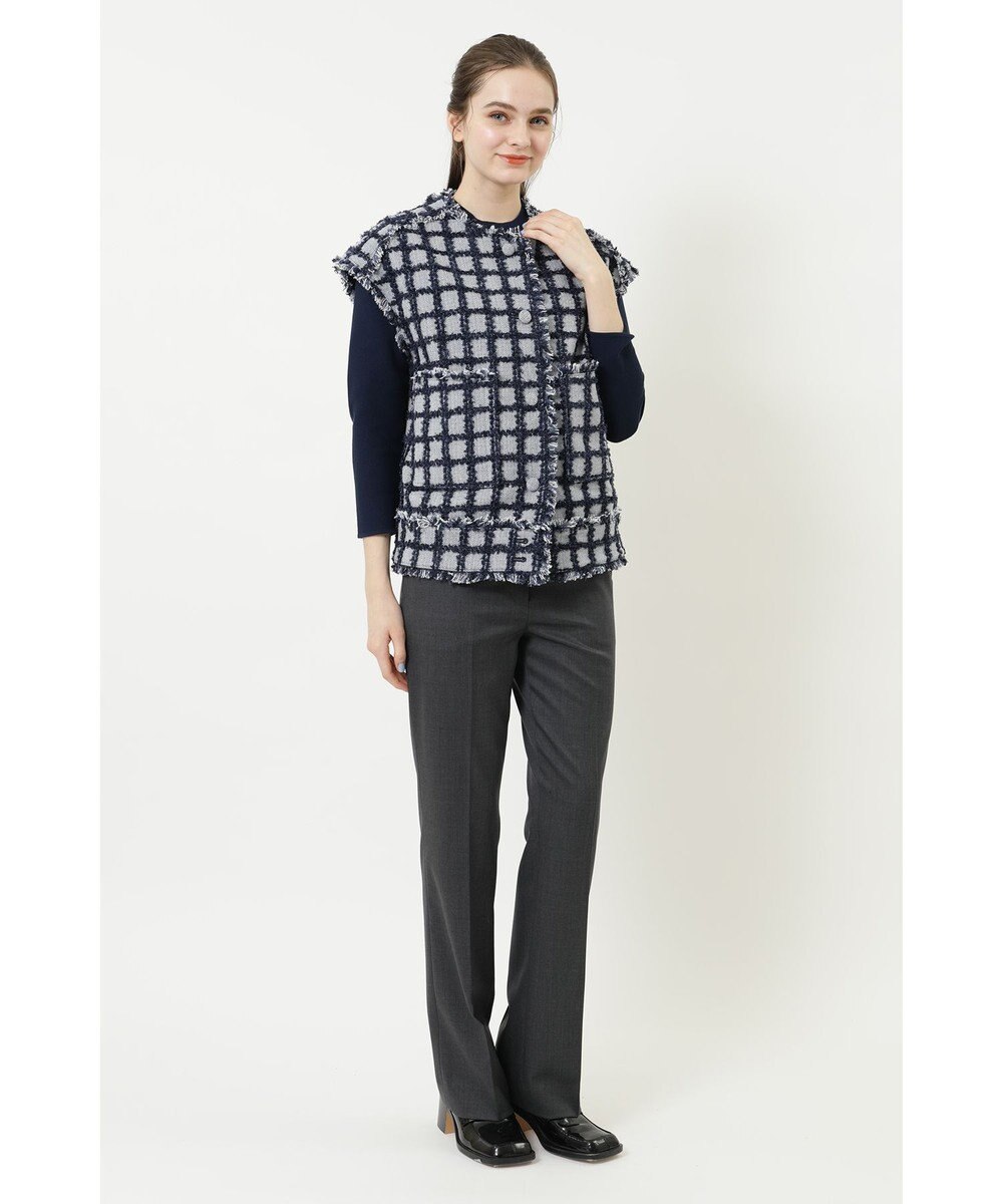 DAKS チェックツイードベスト 