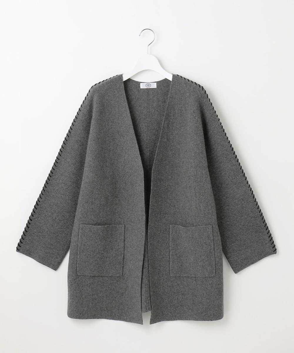 J.PRESS LADIES 【洗える】BONNY Vネック ニット アウター 