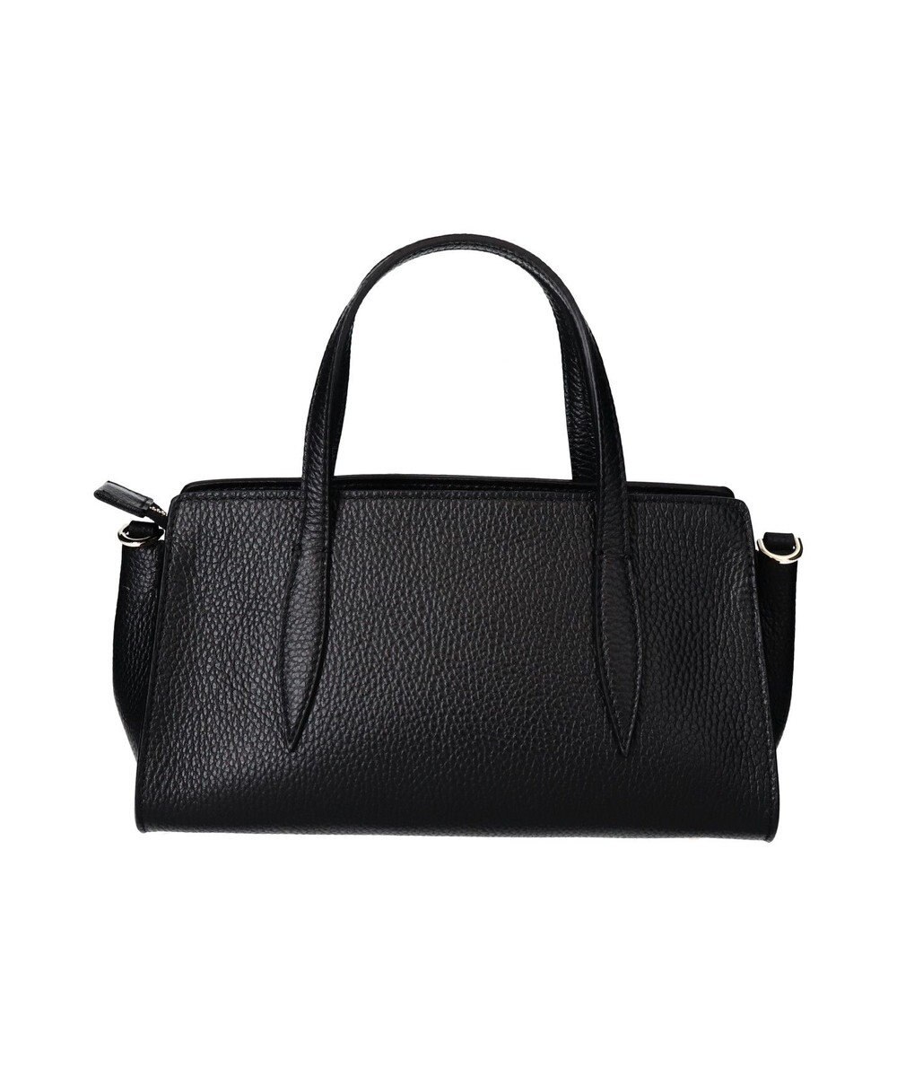 INTER-CHAUSSURES 【LORISTELLA】シュリンクレザーベーシックハンドバッグ 