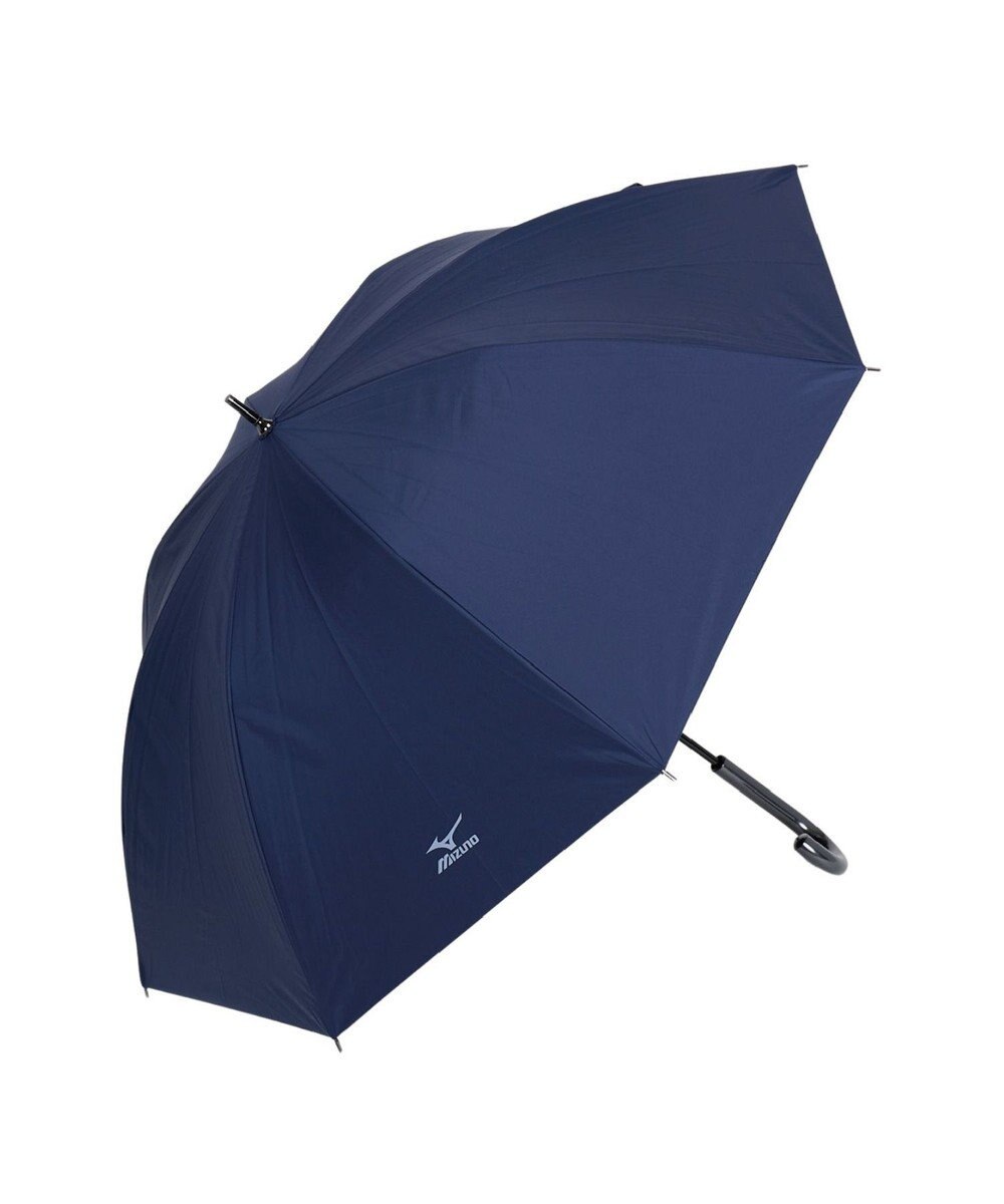 MOONBAT 【大きめ】MIZUNO メンズ 晴雨兼用日傘 長傘 RBロゴ 遮光 遮熱 UV ユニセックス 
