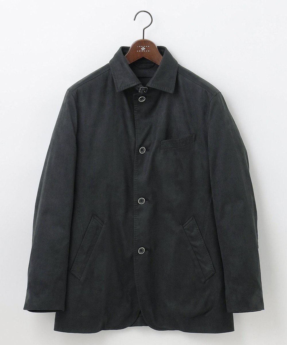 JOSEPH ABBOUD 【ストレッチ/ダウンライナー付JAPAN素材】 2WAYスウェードダウン ブルゾン 