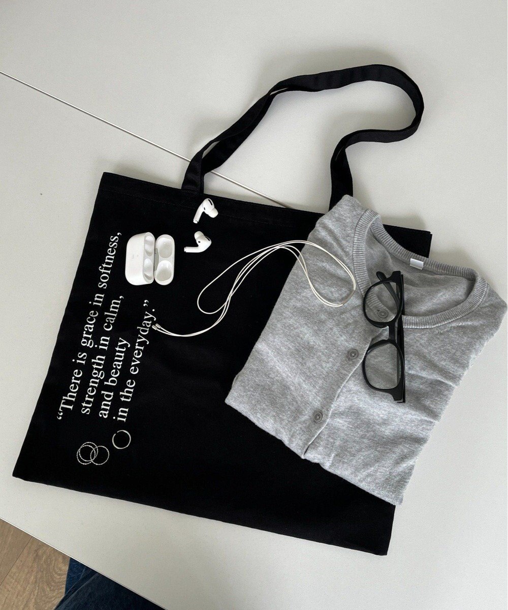 russet ［インフルエンサースタッフ企画］ロゴトートバッグ(Z-221) 