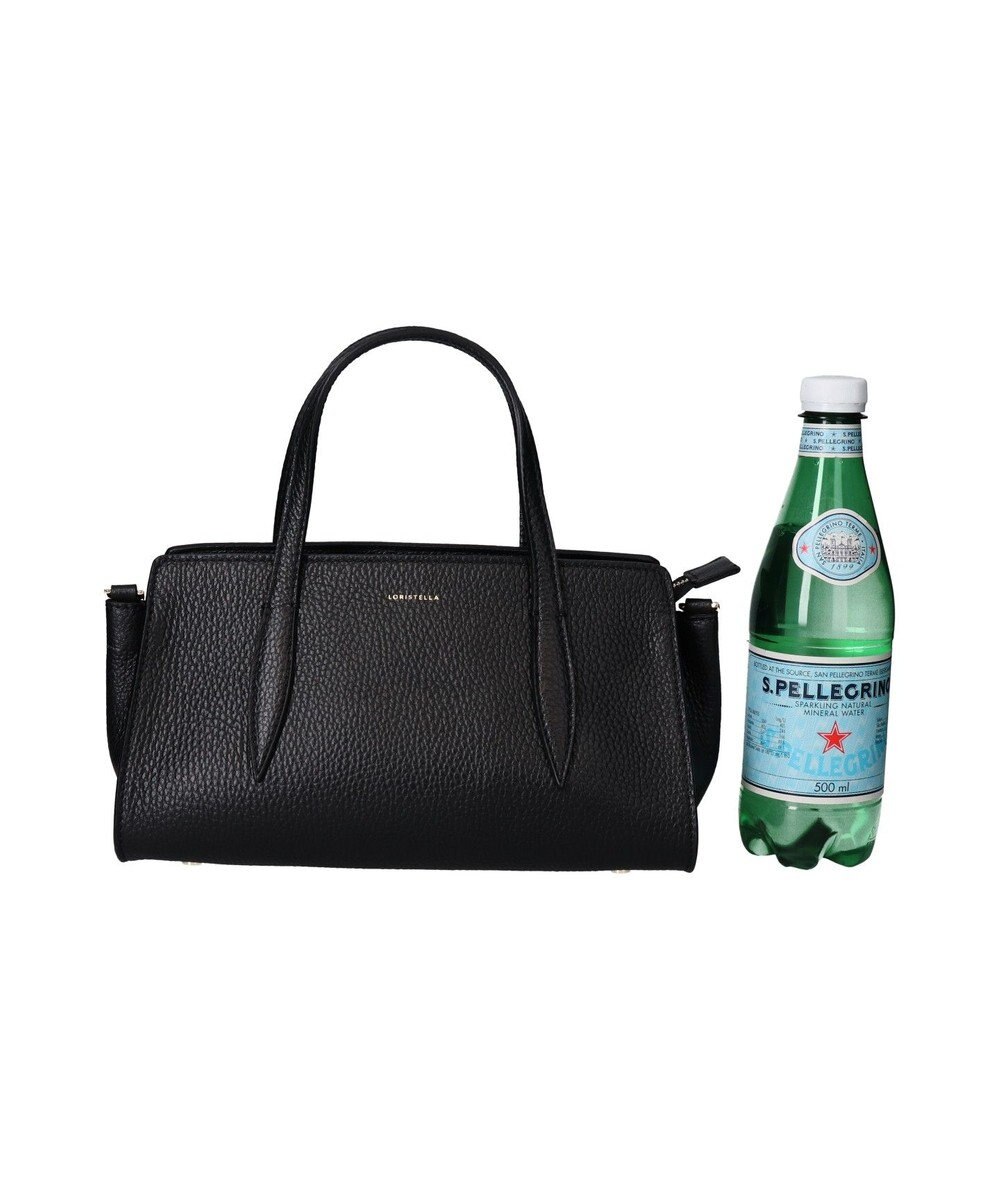 INTER-CHAUSSURES 【LORISTELLA】シュリンクレザーベーシックハンドバッグ 