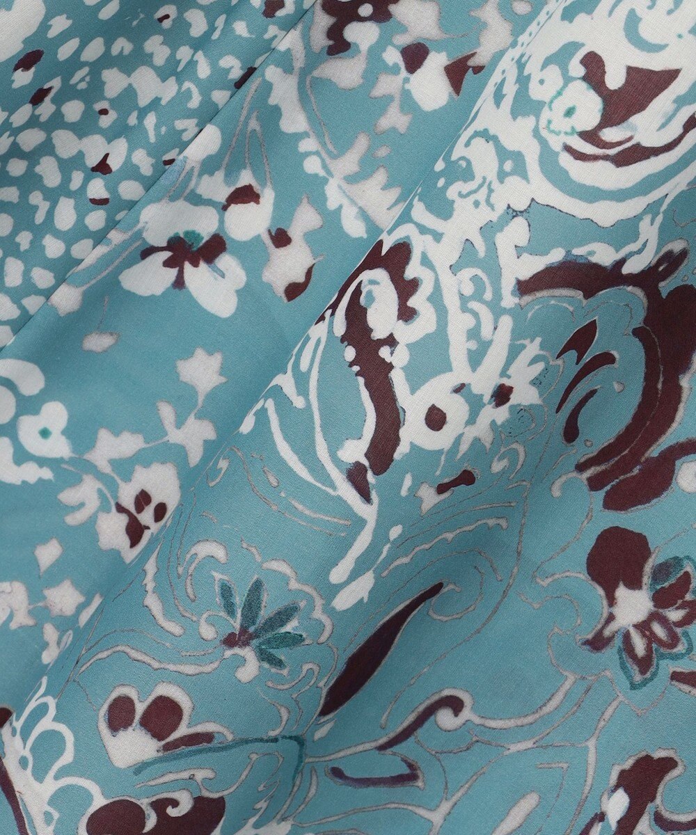 23区 【先行予約】Ericaランダムペイズリープリント フレアスカート 