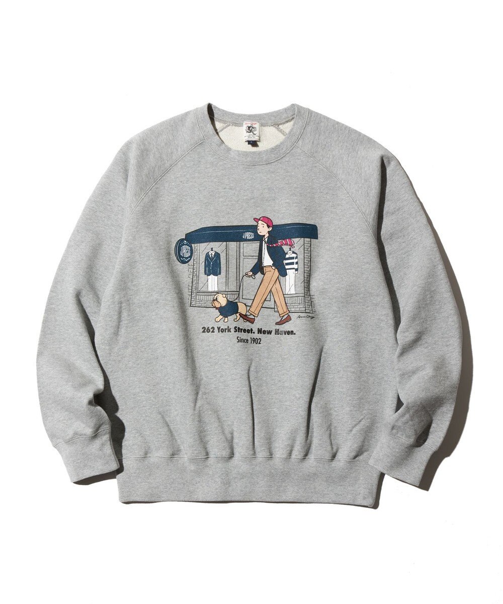 J.PRESS MEN 【AaronChang】【UNISEX】ラグランスリーブ スウェット 