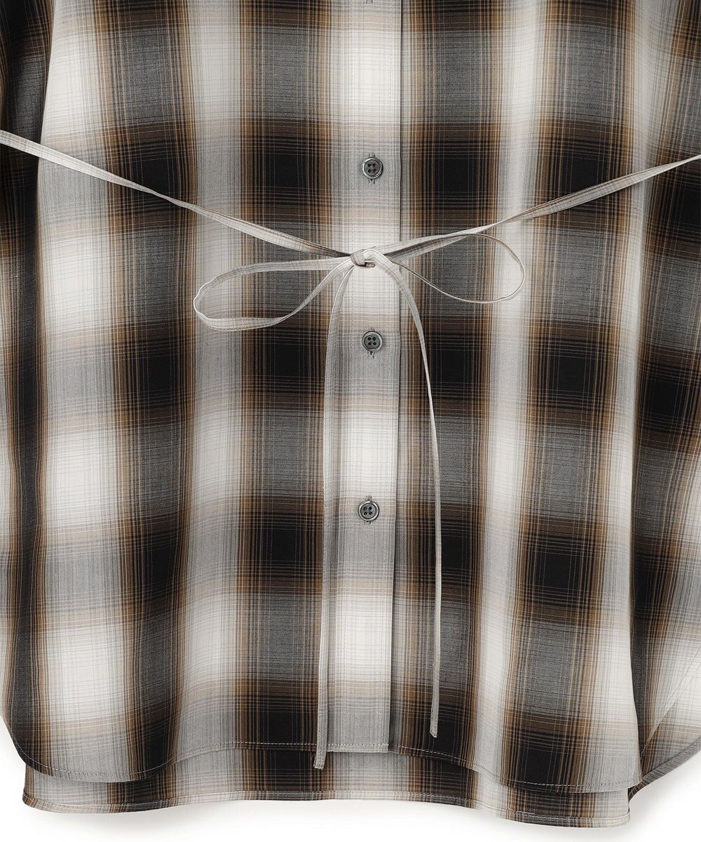 UNFILO レギュラーカラー ポプリンシャツ 