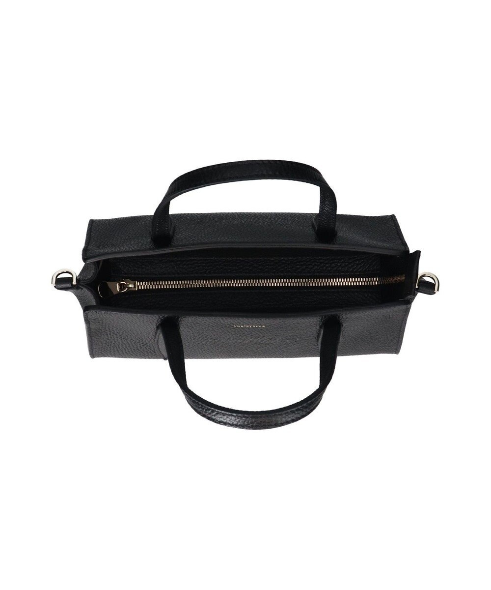 INTER-CHAUSSURES 【LORISTELLA】シュリンクレザーベーシックハンドバッグ 