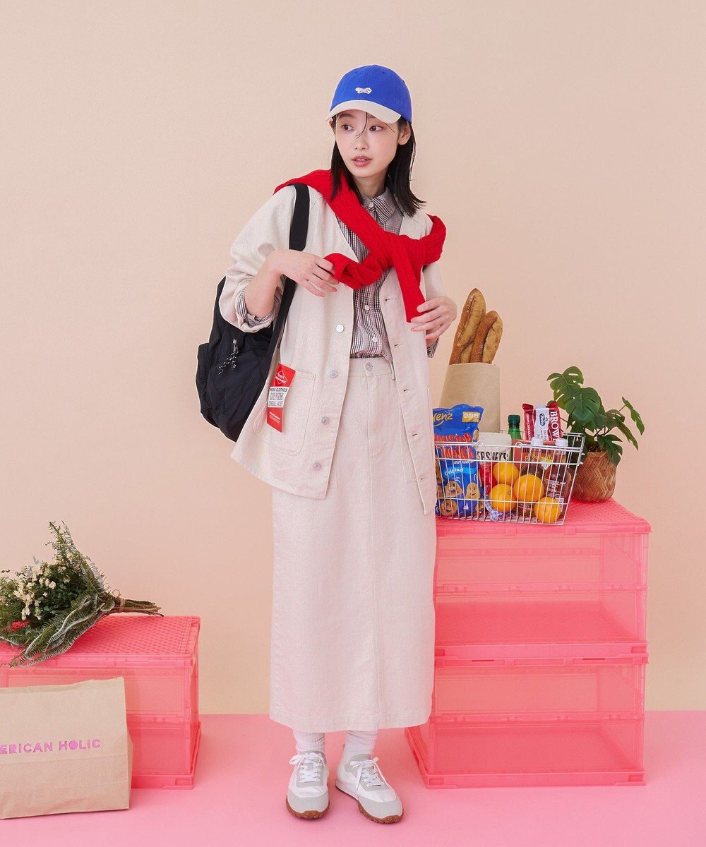 AMERICAN HOLIC 【PENNEY'S】デニムワークスカート 