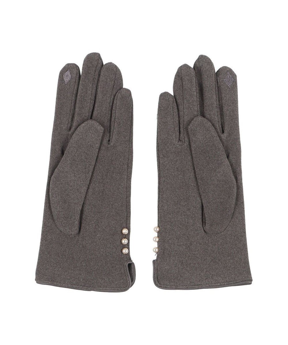 UNBILLION カシュネ cache nez / パールビーズ付きジャージー手袋 