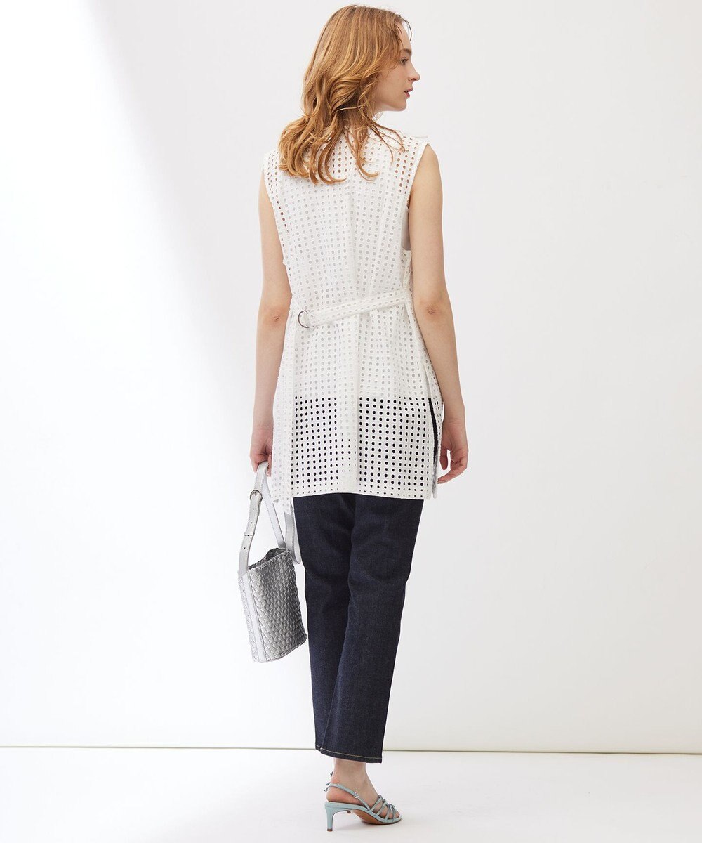 23区 【Indian Factory】アイレットレース ジレ 