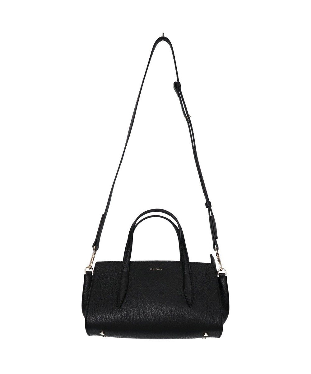 INTER-CHAUSSURES 【LORISTELLA】シュリンクレザーベーシックハンドバッグ 