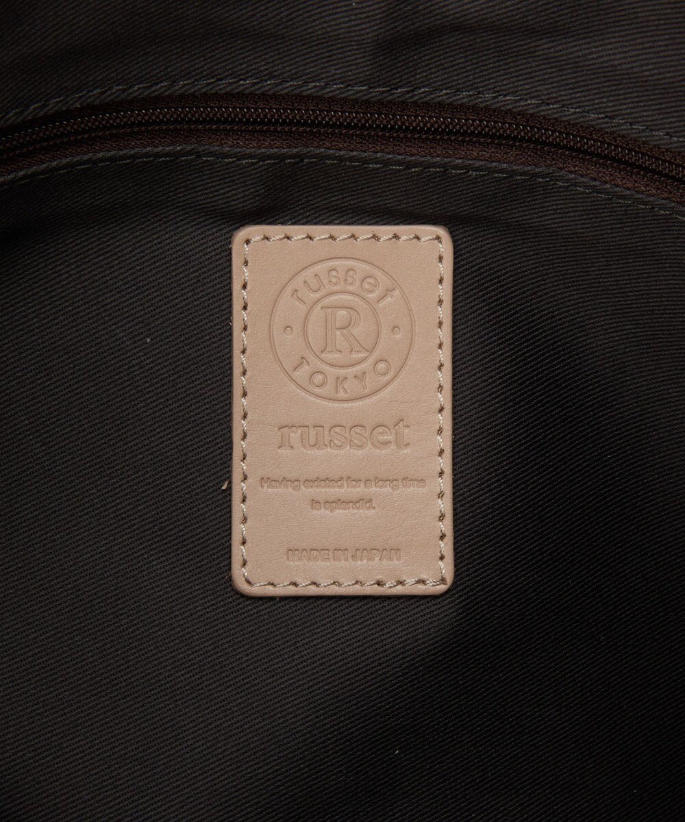 russet エンボスモノグラム ソフトレザーショルダーバッグ(CE-1547) 