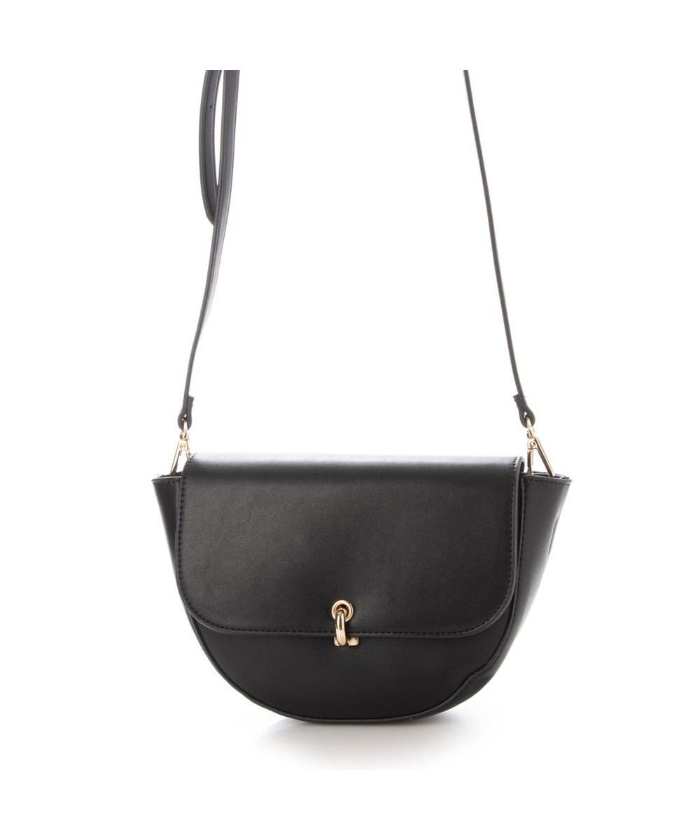 UNBILLION cachecache 財布ポーチ付きハーフムーンショルダーバッグ 