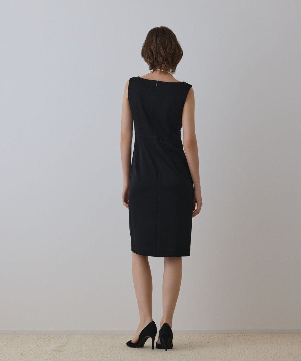 GRACE CONTINENTAL サテンクロスドレープワンピース 