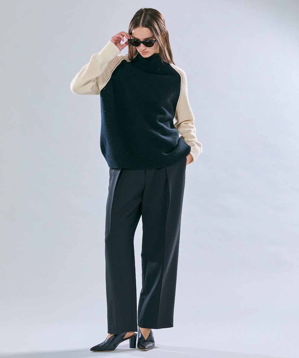 BEIGE， WASCO / 2WAYストレッチウールタックカービーパンツ 