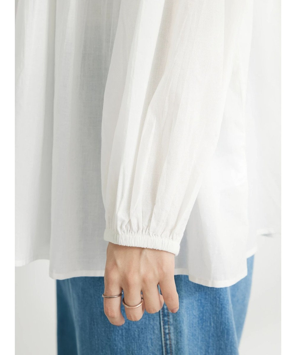 CRAFT STANDARD BOUTIQUE インド綿ピンタックブラウス 