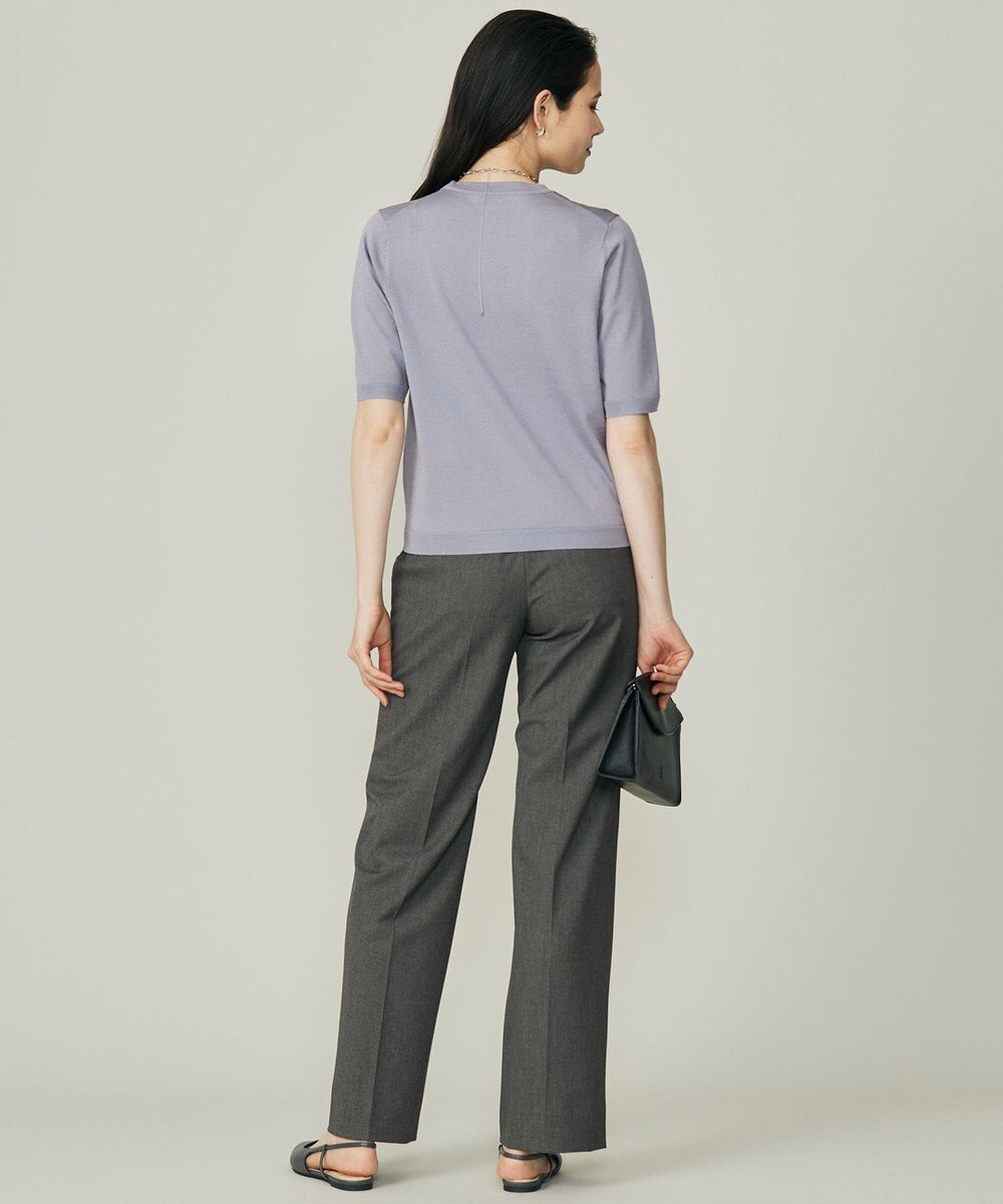 自由区 【アンサンブル対応】アセテートコットンプルオーバー ニット 