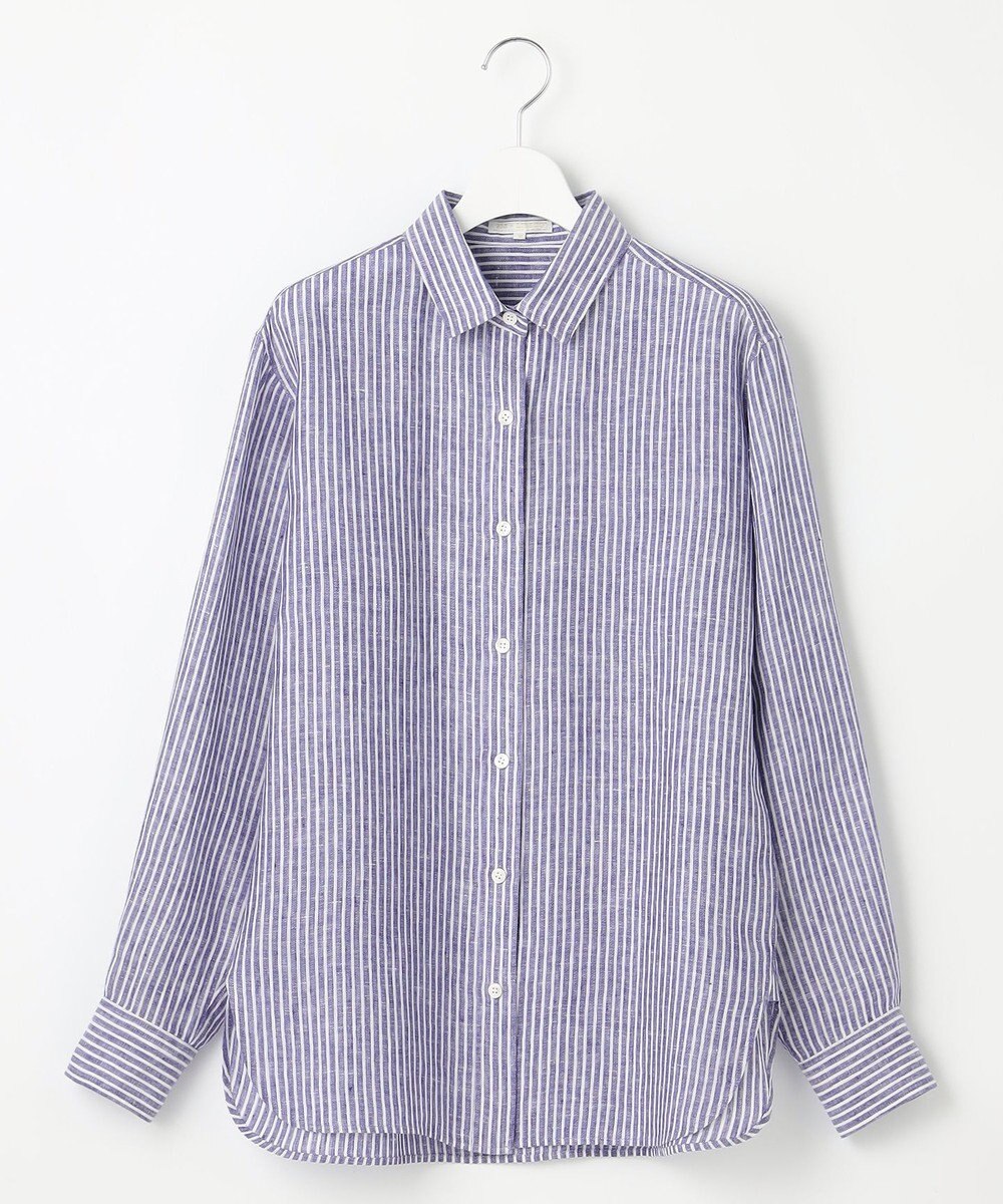 23区 【Oggi8月号掲載/洗える】LIBECO ベーシック シャツ 