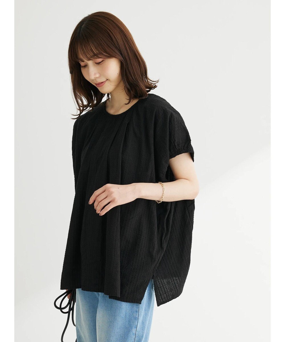 Green Parks インド綿　ＳＥＴ２点　マルチ刺繍ブラウス＋タンク 